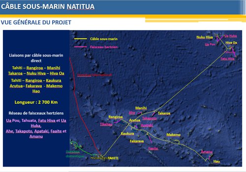 法屬波利尼西亞NATITUA海底光纜月底發(fā)動建造